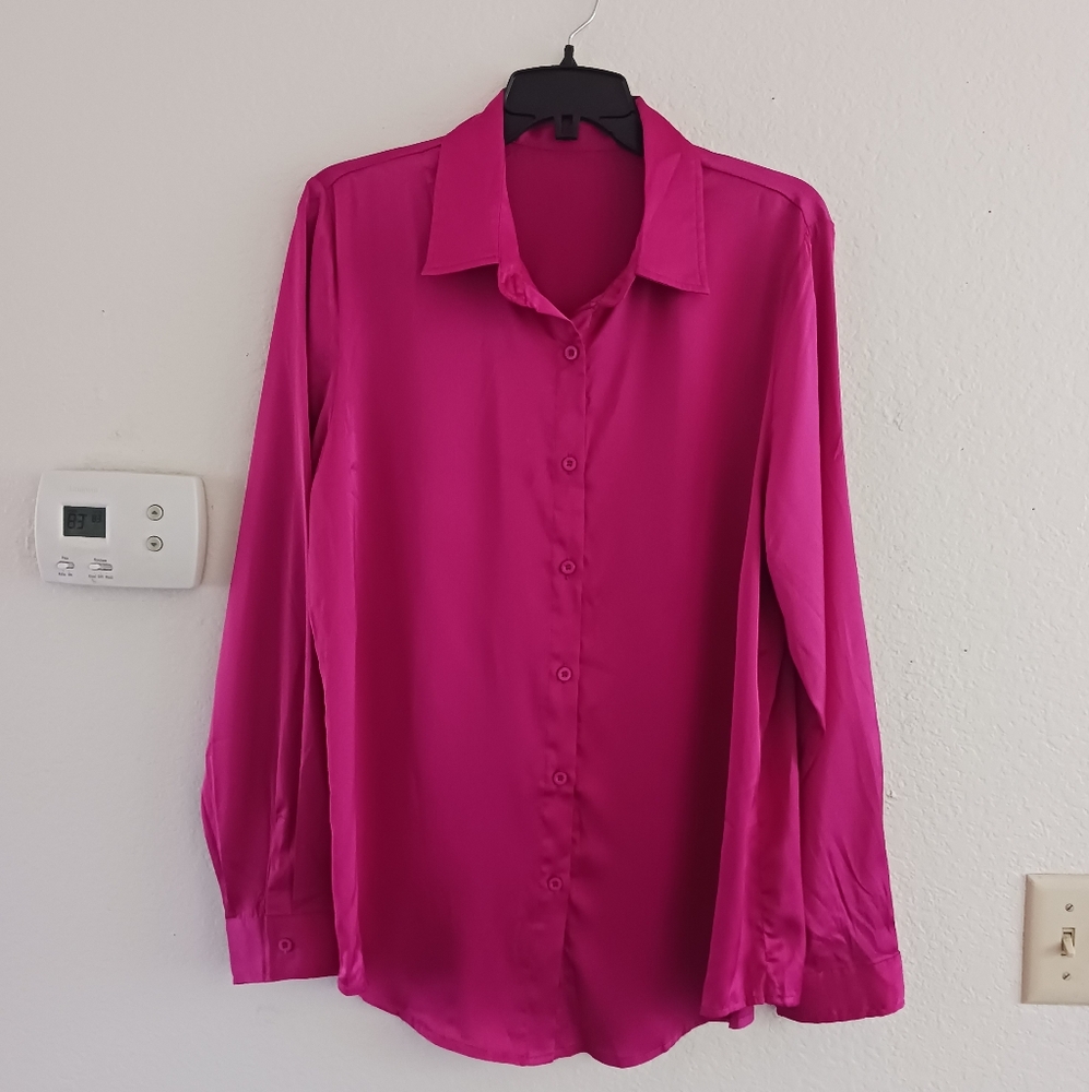 Women's Button-Down‎ Long Sleeve Top